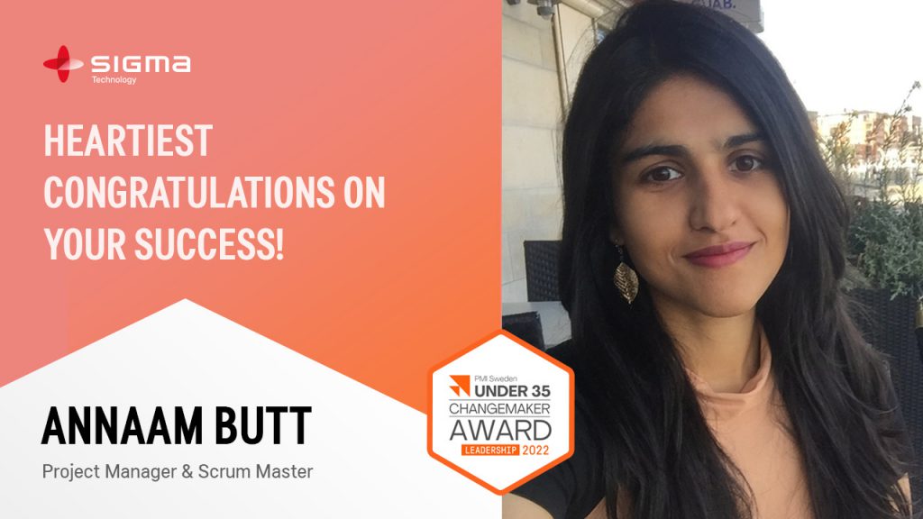 Annaam Butt becomes a winner of Under 35 Changemaker Award 2022